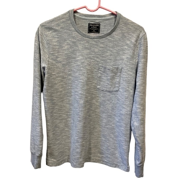 Womens XS ABERCROMBIE & FITCH LONG SLEEVE POCKET SHIRT - Picture 1 of 3